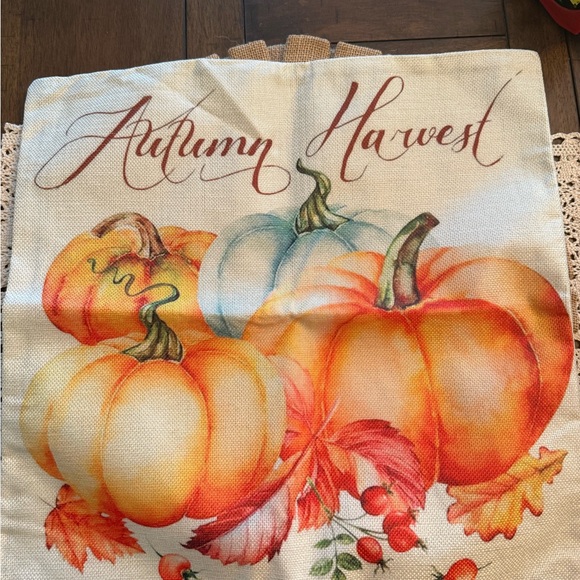 Autumn Harvest Pumpkin pillow covers set of 4 - Picture 1 of 5